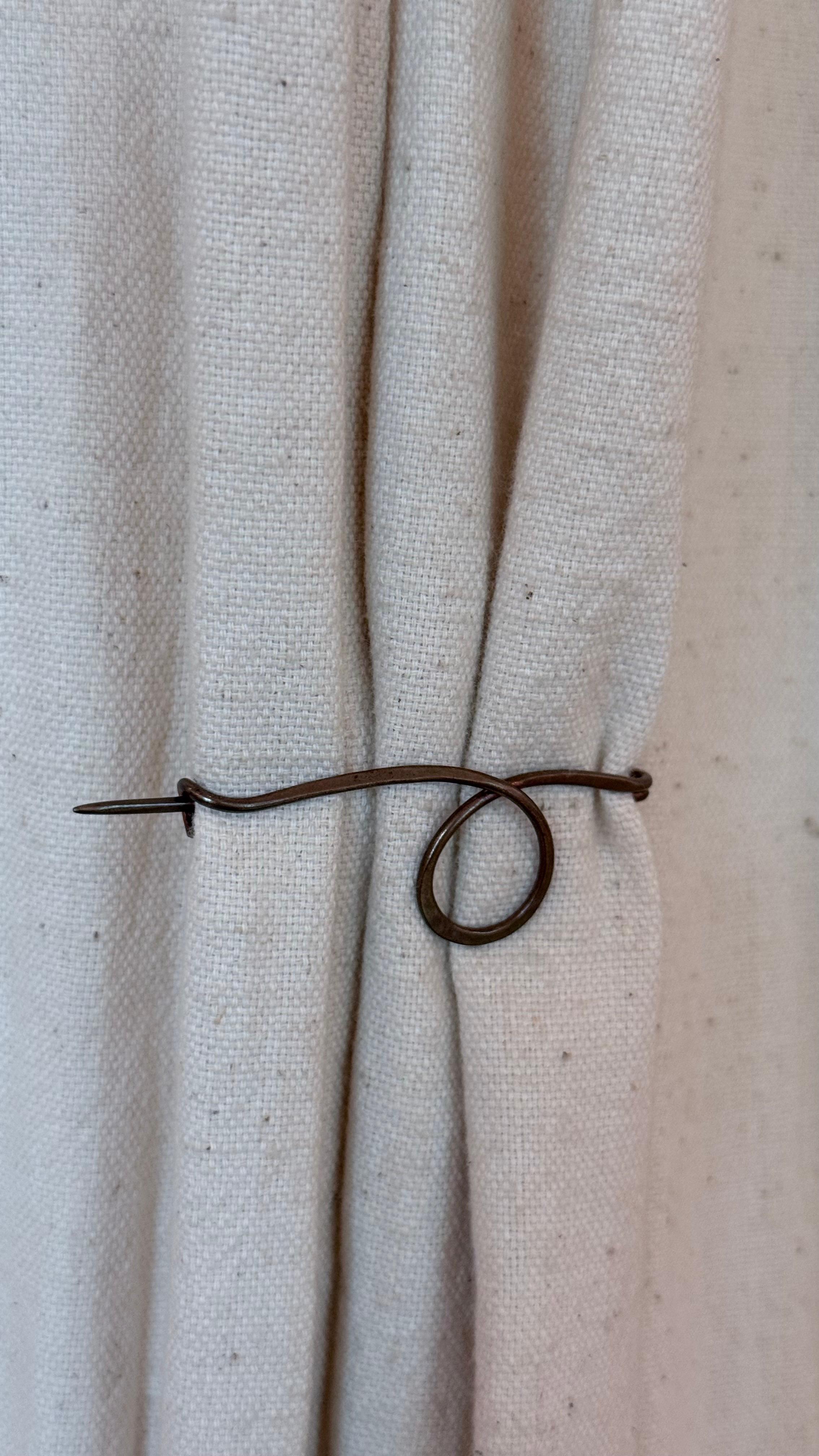 Copper Loop Brooch